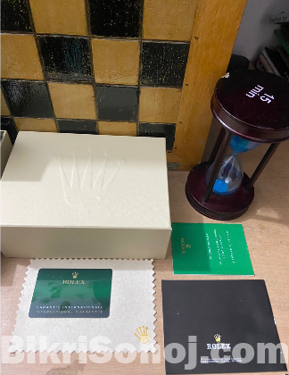 Rolex watch full box